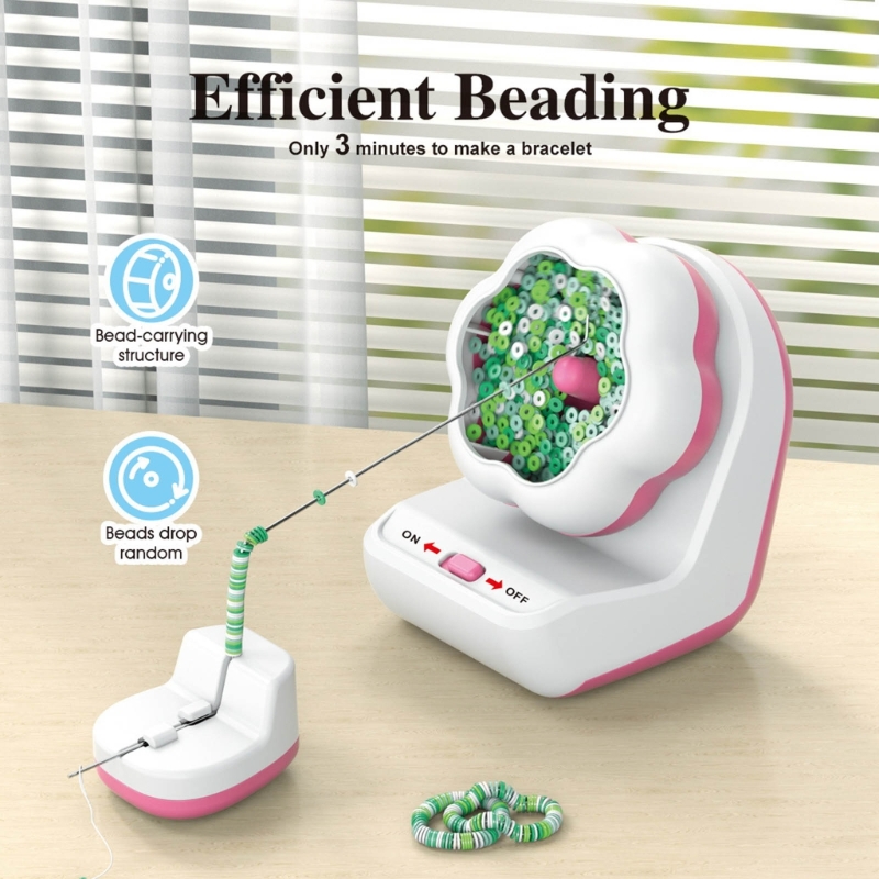 Jewelry Making Machines - เครื่องปั่นด้ายลูกปัดไฟฟ้าสร้อยข้อมืออัตโนมัติเครื่องร้อยลูกปัดแบบมีมือจับอุปกรณ์ทำเครื่องประดับ Essential