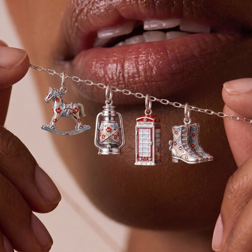 Jewelry Making London - จี้การ์ตูนสแตนเลสสตีล ขนาดเล็ก วัสดุเคลือบอีนาเมล สำหรับทำเครื่องประดับ จี้ DIY