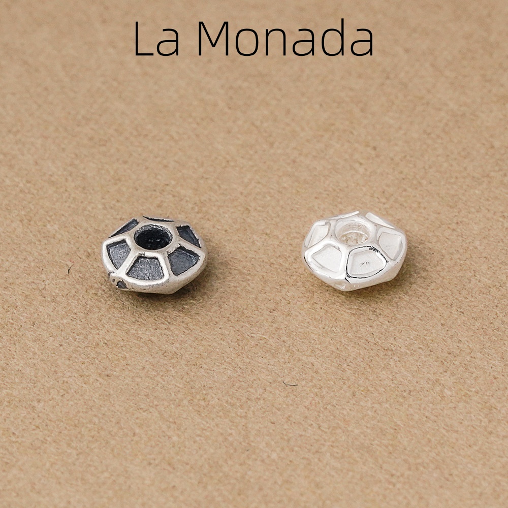 ลูกปัดเงิน 925 ทรงหกเหลี่ยมแบบ - Jewelry Making In La บทวิจารณ์และราคา