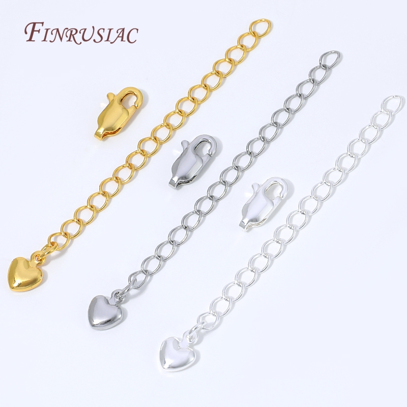 โซ่ต่อขยายชุบทอง 18K เงินแท้ พ - Lobster Clasp Silver บทวิจารณ์และราคา