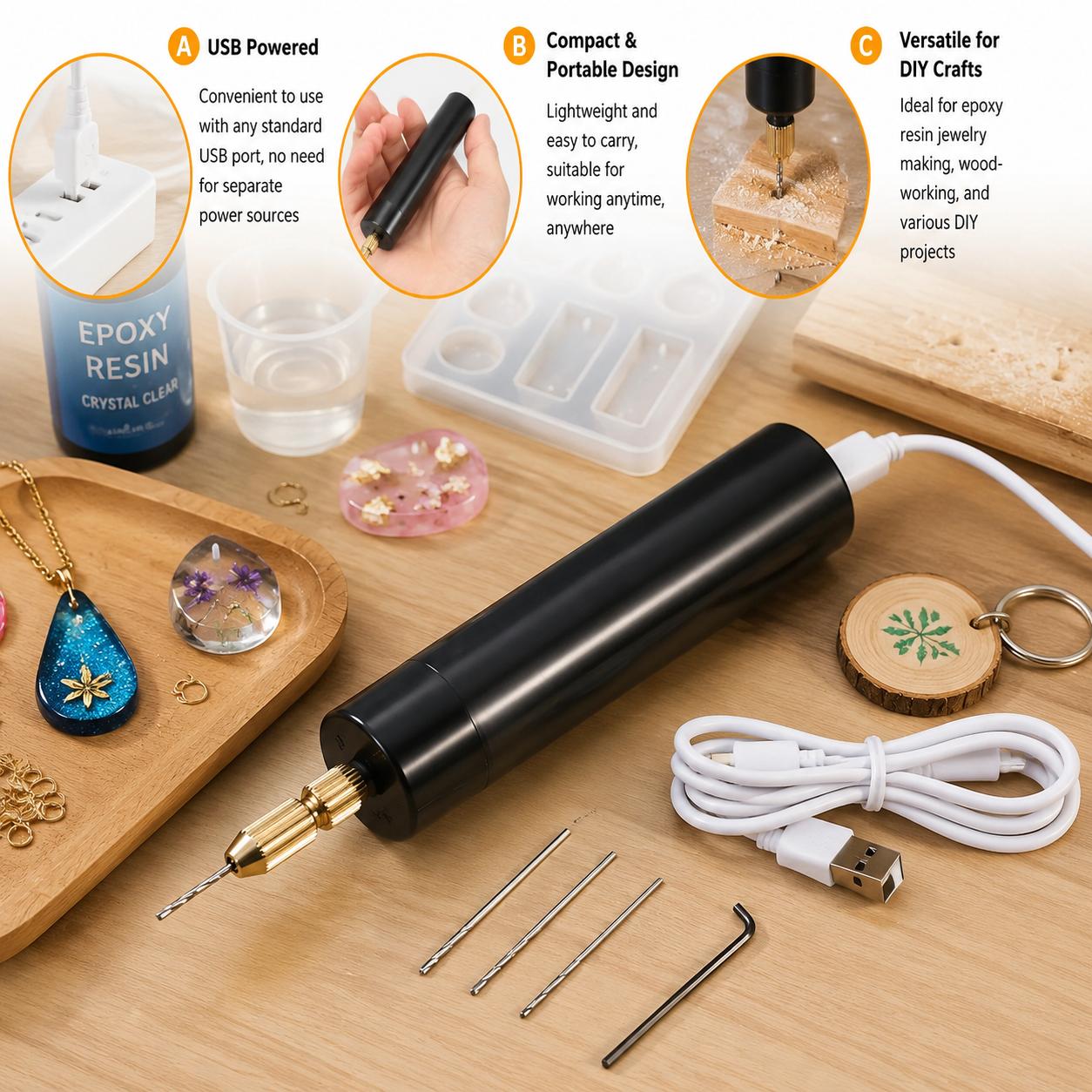 สว่านไฟฟ้าขนาดเล็กแบบพกพา ใช้พ - Jewelry Making Dc บทวิจารณ์และราคา