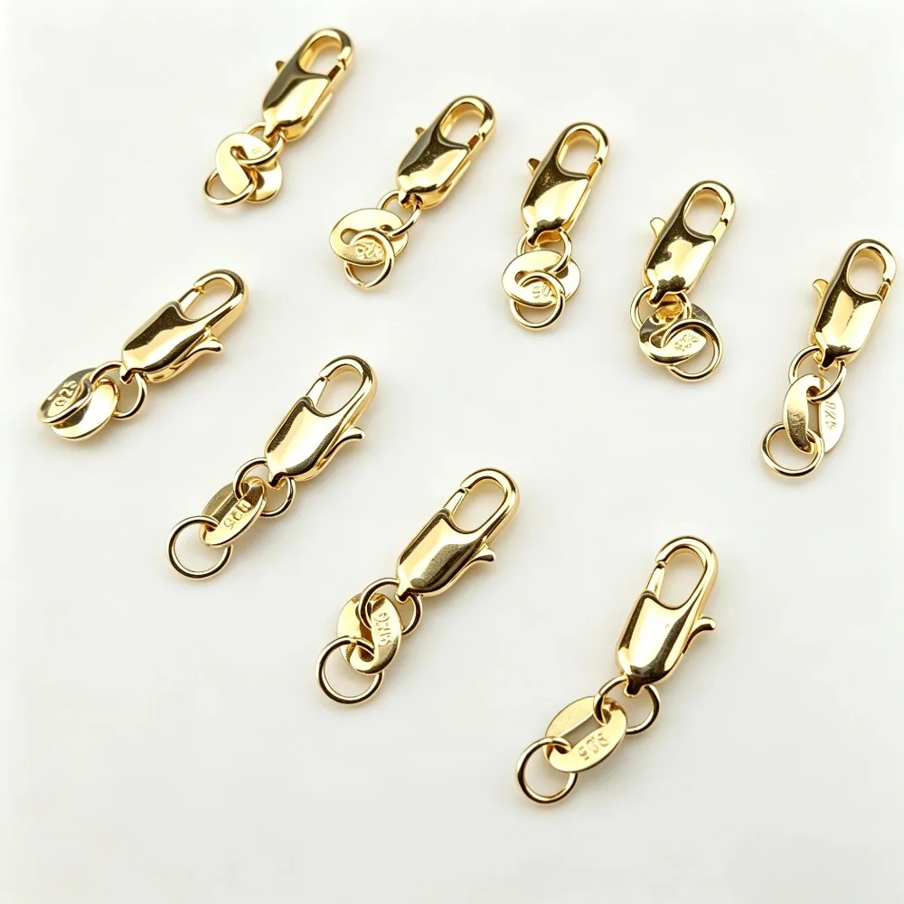 20 ชิ้น ตัวล็อคก้ามปูทองแดงชุบ - Lobster Clasp Silver บทวิจารณ์และราคา