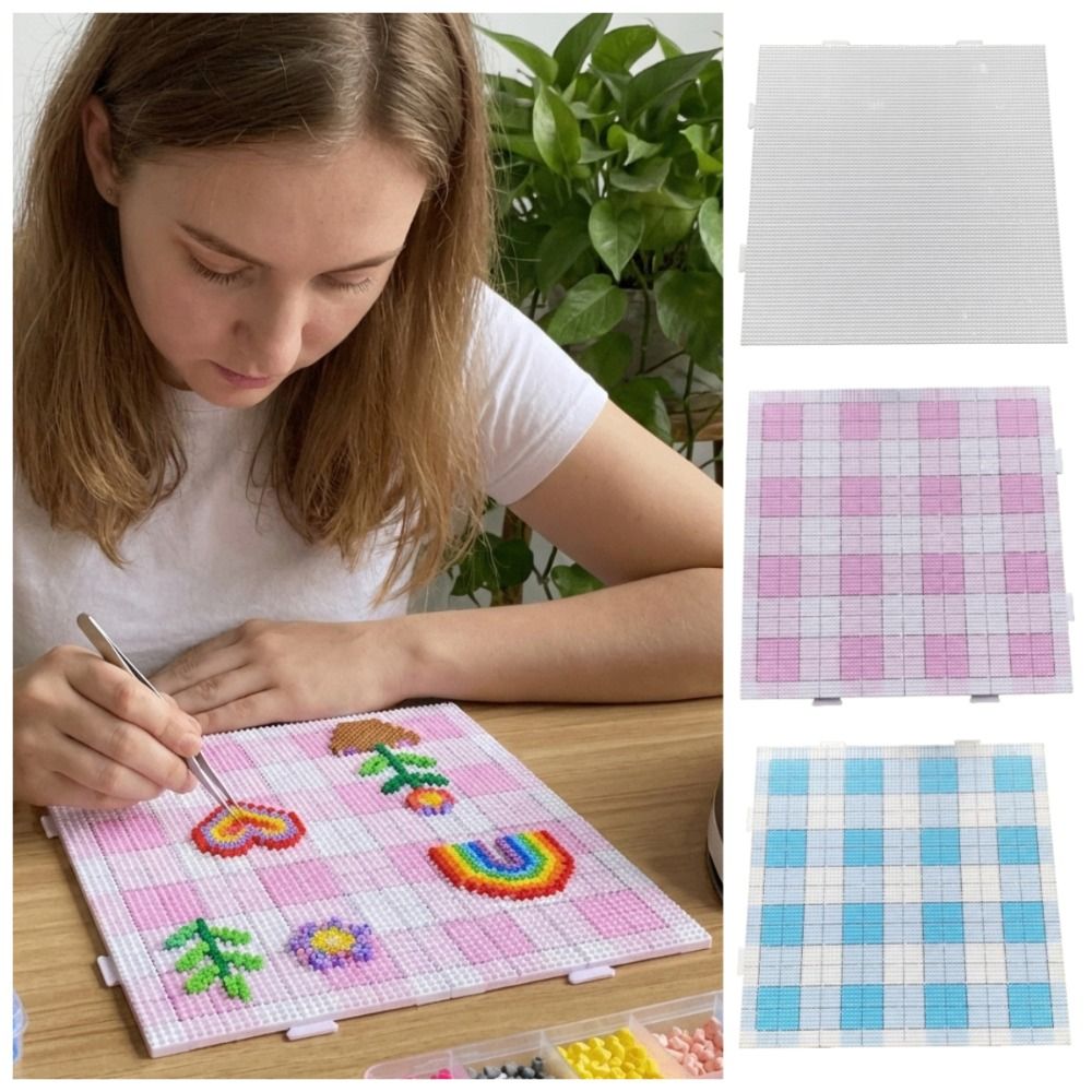 แผ่นรองเม็ดฟิวส์ขนาด 78x78 พิน - Jewelry Making Board บทวิจารณ์และราคา