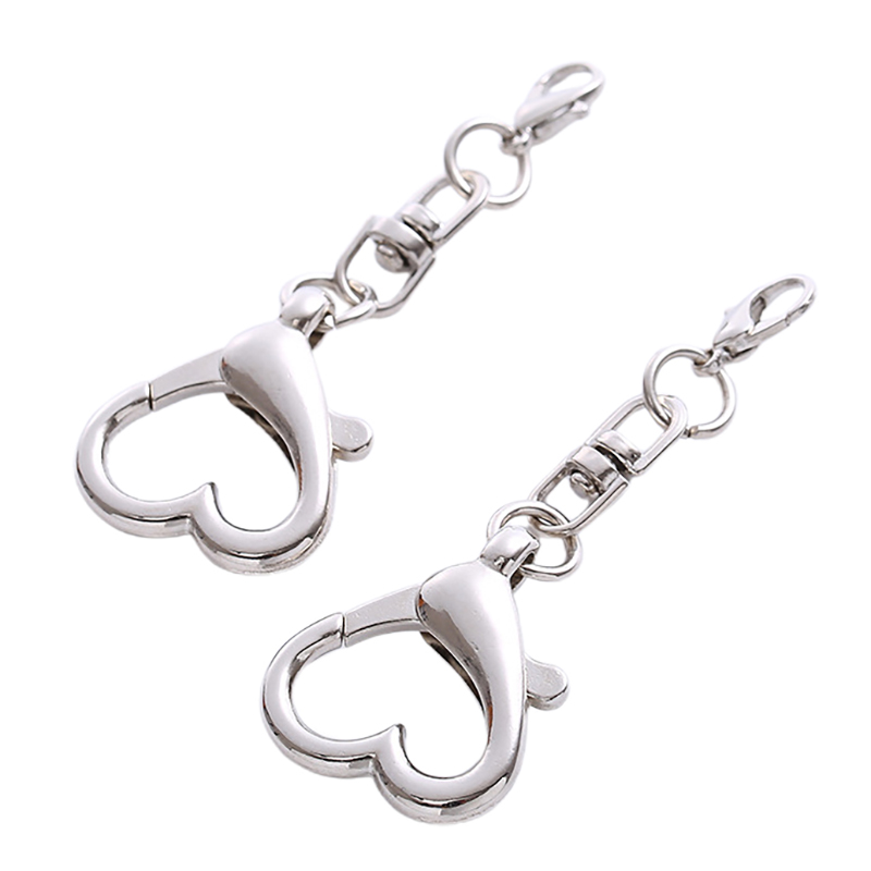 10/20/50 ชิ้น ตัวล็อครูปหัวใจโ - Lobster Clasp Silver บทวิจารณ์และราคา