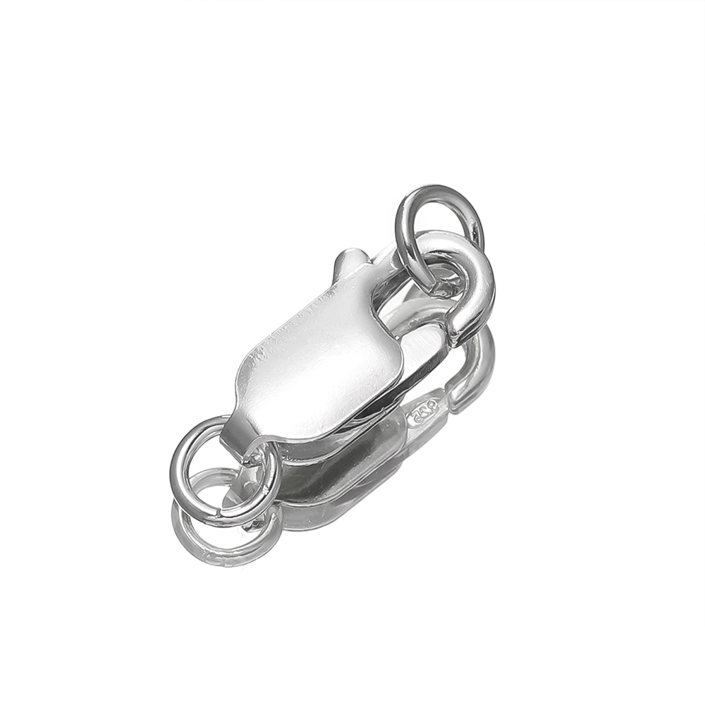 ตัวล็อกแบบก้ามปูเงินแท้ 2 ชิ้น - Lobster Clasp Silver บทวิจารณ์และราคา