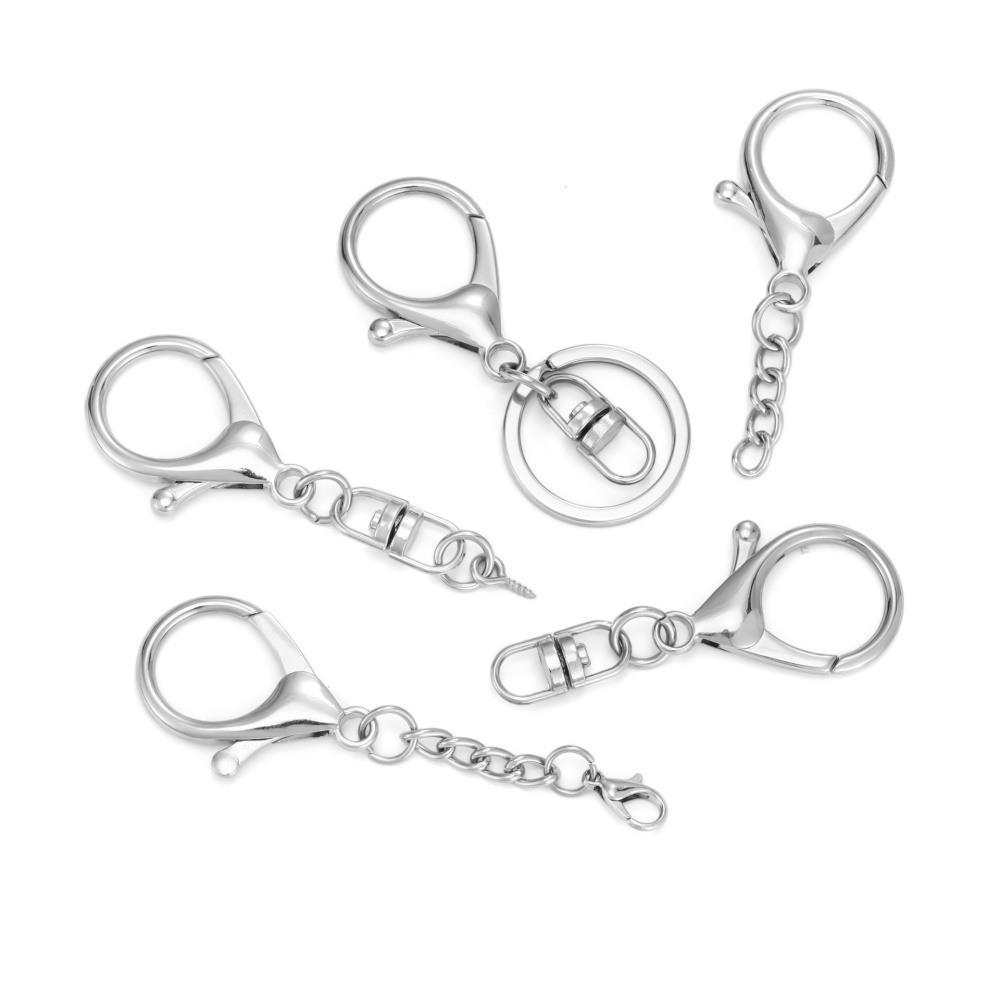 ตัวล็อคแบบก้ามปูขนาดใหญ่สีเงิน - Lobster Clasp Silver บทวิจารณ์และราคา