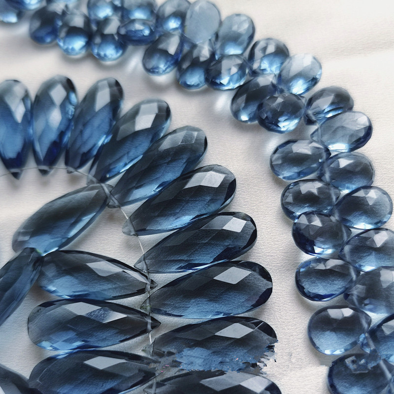 2 ชิ้นลูกปัดหลวมลอนดอนบลูสีควอ - Jewelry Making London บทวิจารณ์และราคา